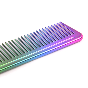<span class=keywords><strong>Pettine</strong></span> Piatto Elettroplaccato Multicolore per Uomo, <span class=keywords><strong>Pettine</strong></span> per Taglio <span class=keywords><strong>Capelli</strong></span>, <span class=keywords><strong>Pettine</strong></span> Dedicato per Salone, <span class=keywords><strong>Pettine</strong></span> per Olio - Product Image 4
