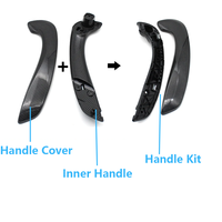 Kit de poignée de porte intérieure avant gauche droite en fibre de carbone 2 pièces pour Renault Megane 3 MK3 Fluence 2008-2016 809540001R