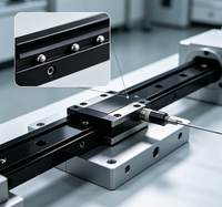 Composants essentiels de guide linéaire autolubrifiant avec unité de lubrification intégrée pour un fonctionnement stable des systèmes automatiques et des machines CNC