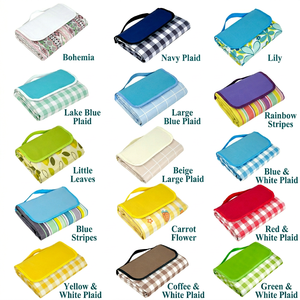 Coolwin Dampproof Portable Rectangular Picnic Mat with PVC &amp; Oxford Materials for Outdoor <strong>Camping</strong> Beach Travel Use - Product Image 5