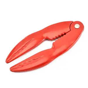 Kitchen Gadget Seafood Clip Crab Pliers Seafood Tools Aluminum Alloy Lobster Cracker Tool