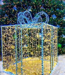 Luces decorativas 3D para cajas de regalo, para parques de atracciones, entradas de festivales navideños y exhibiciones nocturnas en exteriores. - Product Image 1