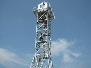 <span class=keywords><strong>Torre</strong></span> de telecomunicaciones para prevención de incendios forestales de acero independiente, accesorio de monitoreo de vigilancia, galvanizado en caliente, personalizable - Product Image 3
