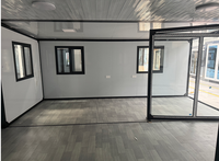 Maison conteneur extensible à double aile certifiée CE, préfabriquée et modulaire, personnalisable pour dortoir, complexe hôtelier, villa