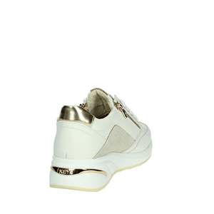 Sneakers da Donna Keys K-10553 Bianco Oro in Tela, Scarpe Trendy - Product Image 3