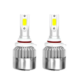 Lâmpada de farol de led c6, h4, h7, h11