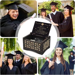 Caja de Música Personalizada con Manivela, Regalos de Graduación, Suministro al por Mayor para Fiestas y Ceremonias - Product Image 3