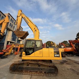 Precio bajo, excavadora sobre orugas Komatsu Original usada, Japón, bomba de Motor de peso operativo de 20 toneladas, construcción de edificios - Product Image 4