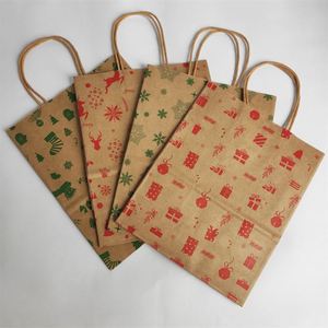 2026 <b>Christmas</b> Kraft Paper Handbags 2025 Xmas <b>Gifts</b> <b>Bag</b> Merry <b>Christmas</b> Decor for Home <b>Bags</b> - Product Image 6