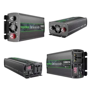 SYGSESOLAR Power Inverter 12v 220v 1000w mini 12v to 220v Electric Pure Sine Wave Car Inverter Converter