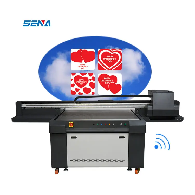 中国のユニバーサル大型インクジェット印刷機は、アクリルガラス鋼UVフラットベッドプリンターをカスタマイズする企業に使用されています