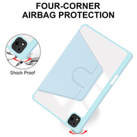 Étui pour tablette en cuir à rabat à rotation à 360 ° pour Infinix Xpad X Pad 11 pouces 2024 affaires de luxe avec fente pour stylo Funda housse antichoc