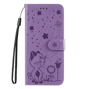 Funda de cuero PU con billetera de gato bonito para OPPO <span class=keywords><strong>A1</strong></span> 5G A98 5G/F23 5G, para Sony Xperia 10V funda de tarjeta de crédito - Product Image 2