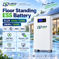 Pack de batteries Lifepo4 48v, batteries lithium-ion, pack de batteries lithium 16kwh pour système de stockage d'énergie solaire hybride 10 kw