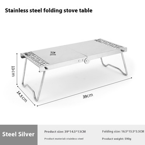 Trọng Lượng Nhẹ Thép Không Gỉ Xách Tay Bảng Cho Cắm Trại Ngoài Trời Đa-Chức Năng Trà Thịt Nướng Dã Ngoại Gas Tank Burner - Product Image 6