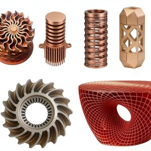 Produits imprimés en 3D en métal SLM personnalisés, service d'impression 3D, alliage d'aluminium, acier inoxydable, laiton, prototypage rapide, pièces métalliques - Product Image 1