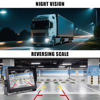 Système de gestion de flotte de sécurité avec caméra 360° pour camion et voiture, écran LCD Android 9 pouces, moniteur de recul et enregistreur vidéo