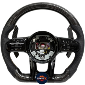 Volante de Fibra de Carbono para W117 W167 W176 W177 W203 W204 W205 W211 W212 W213 W218 C43 C63 C180 C200 C300 - Product Image 1