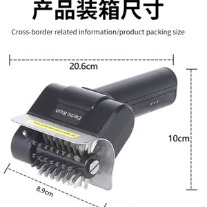 Jianleduo Electric Grill Brush With Rolling Brush Head For Outdoor BBQ Cleaning Multipurpose Tool Black Model SKS-002 - Product Image 3