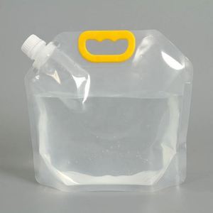 Pochette souple portable personnalisée avec logo imprimé numériquement, en matériau de qualité alimentaire, pour l'emballage de jus, de vin et de bière - Product Image 3