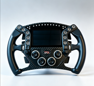 Simulateur profil aluminium volant personnalisé Cockpit simulateur de jeu de conduite superbe Cockpit avec vraie chaise course - Product Image 5