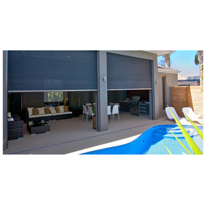Stores roulants motorisés, <span class=keywords><strong>pour</strong></span> Patio extérieur, led brillant, personnalisé, écran avec fermeture éclair <span class=keywords><strong>solaire</strong></span> - Product Image 3