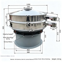 Präzisions-Rotationsvibrationssieb für Teeblatt-Siebung und -Klassifizierung