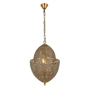 Moroccan style orb hanging pendant lighting with Trade Assurance pendant lamp