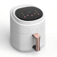 Friteuse à air multifonction électrique 6L 1400W avec protection contre la surchauffe, contrôle intelligent par micro-ordinateur, grande capacité pour la maison