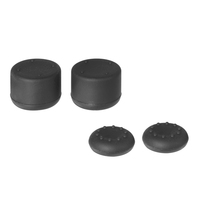 Neuer schein ung 4 Stück schwarze Daumen griffe für PS5 Wireless Controller Silikon Präzision Antislip Gummi Analog Stick Griffe für PS5