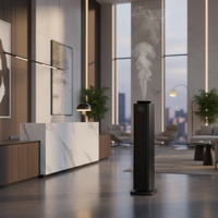 Diffuseur d'arômes commercial autonome de 6000 pieds carrés, diffuseur électrique d'huiles parfumées, purificateur d'air parfumé, ventilateur diffuseur de parfum pour l'hygiène des hôtels