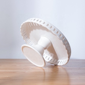 10 inç toptan porselen kaide cupcake tutucu beyaz yuvarlak şerit seramik pasta <span class=keywords><strong>stand</strong></span>ı düğün doğum günü partisi için özel - Product Image 5