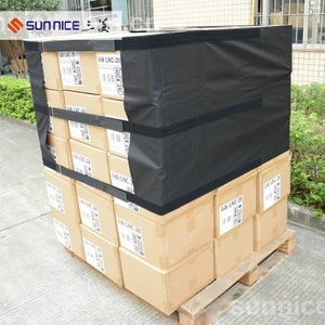 Chất lượng cao bán buôn Pallet bọc tái sử dụng Pallet Dây đeo nhựa bộ phim kéo dài thay thế màu đen Oxford tái sử dụng Pallet bọc - Product Image 1