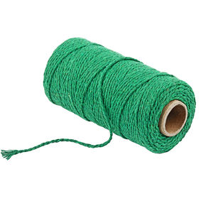 100 metros <span class=keywords><strong>2mm</strong></span> de diámetro muchos colores en stock redondo 100% algodón macramé <span class=keywords><strong>hilo</strong></span> hilos para fabricación de bufandas - Product Image 5