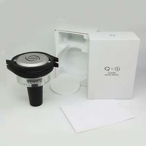 Têtes de chicha en silicone noir et verre de haute qualité, durables, de la marque Jason, vente en gros d'usine, accessoires pour fumer - Product Image 3