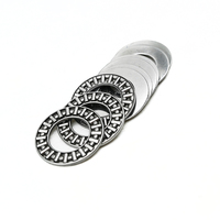 Bearing Roller Jarum Tipe AXK Seri AXK1024+2AS Satu Baris dengan 2 Washer Baja Krom 10x24x4mm Pelumasan Sendiri OEM Kualitas Tinggi P0-P6