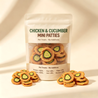 Nourriture pour animaux de compagnie, Snacks déshydratés pour animaux, Biscuits au poulet et au concombre, Nourriture pour chats, Nourriture pour chiens, Nourriture pour chats Meow, Bocconcini Gatti