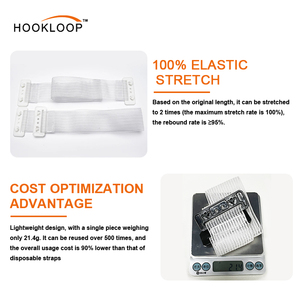 Spandex Cá lụa đàn hồi móc và vòng lặp ban nhạc vành đai đàn hồi vải co giãn cho kho kệ giá lưu trữ Pallet đóng gói - Product Image 6