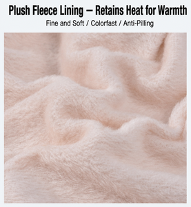Ensemble bonnet et gants d'hiver en peluche avec pompon, <span class=keywords><strong>cache</strong></span>-<span class=keywords><strong>oreilles</strong></span>, <span class=keywords><strong>bandeau</strong></span>, bonnet tricoté rembourré, gants tactiles <span class=keywords><strong>pour</strong></span> femme - Product Image 4