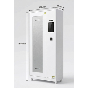 Armoire à clés intelligente 190 emplacements avec système de gestion électronique, accès par empreinte digitale, reconnaissance faciale, mot de passe/carte, en acier laminé à froid - Product Image 3