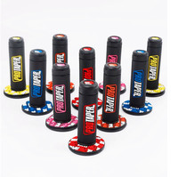 Accessoire de modification universel pour moto, poignées de guidon PRO, poignées d'accélérateur tout-terrain, décoration à trois bandes, 2224 mm, sans matériau