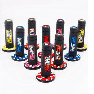 Accessoire <span class=keywords><strong>de</strong></span> modification universel pour moto, poignées <span class=keywords><strong>de</strong></span> guidon PRO, poignées d'accélérateur tout-terrain, décoration à trois bandes, 2224 mm, sans matériau - Product Image 1