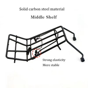 Motorfiets achterdrager bagagerek voor CT125 JFG Racing Carbon staal zwart - Product Image 2