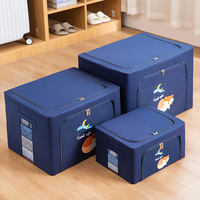 Bacs de rangement Cubes pliable robuste toile de jute tissu boîte de rangement panier conteneurs grand organisateur amovible séparateur de pièce