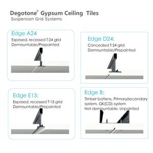 Panneaux insonorisants pour décoration intérieure <span class=keywords><strong>Faux</strong></span> plafonds acoustiques 2x2 Carreaux <span class=keywords><strong>60</strong></span> pour panneaux suspendus Grille en laine de roche - Product Image 4