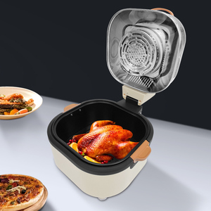 OEM Four électrique numérique à convection 6.8L Visual Friteuse à air de grande capacité multifonctionnelle Nouveau design Carré en plastique Prix d'usine - Product Image 5