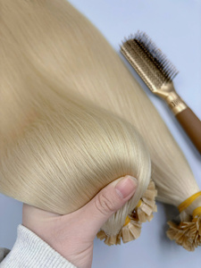 Extensiones de Cabello Humano I-Tip Remy Liso Doble Trama con Adhesión de Queratina Colores Naturales - Product Image 5