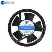 Ventilateur axial industriel AC AM17251HB1 à haut débit d'air et faible bruit, 110-125V, roulement à billes, 172*51mm, prix compétitif