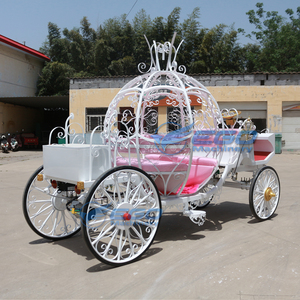 Carruaje de Cenicienta en Venta, Transporte Especial, Carruaje de Calabaza de Fantasía para Princesas, Carruaje de Calabaza Eléctrico - Product Image 3