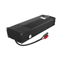 36V 48V 52V 20Ah 30Ah 40Ah E-Bike Akku für Gepäckträger mit Rücklicht, BMS und Schloss für Stadtpendler und Tagesfahrten, 48V 52V E-Bike Batterie